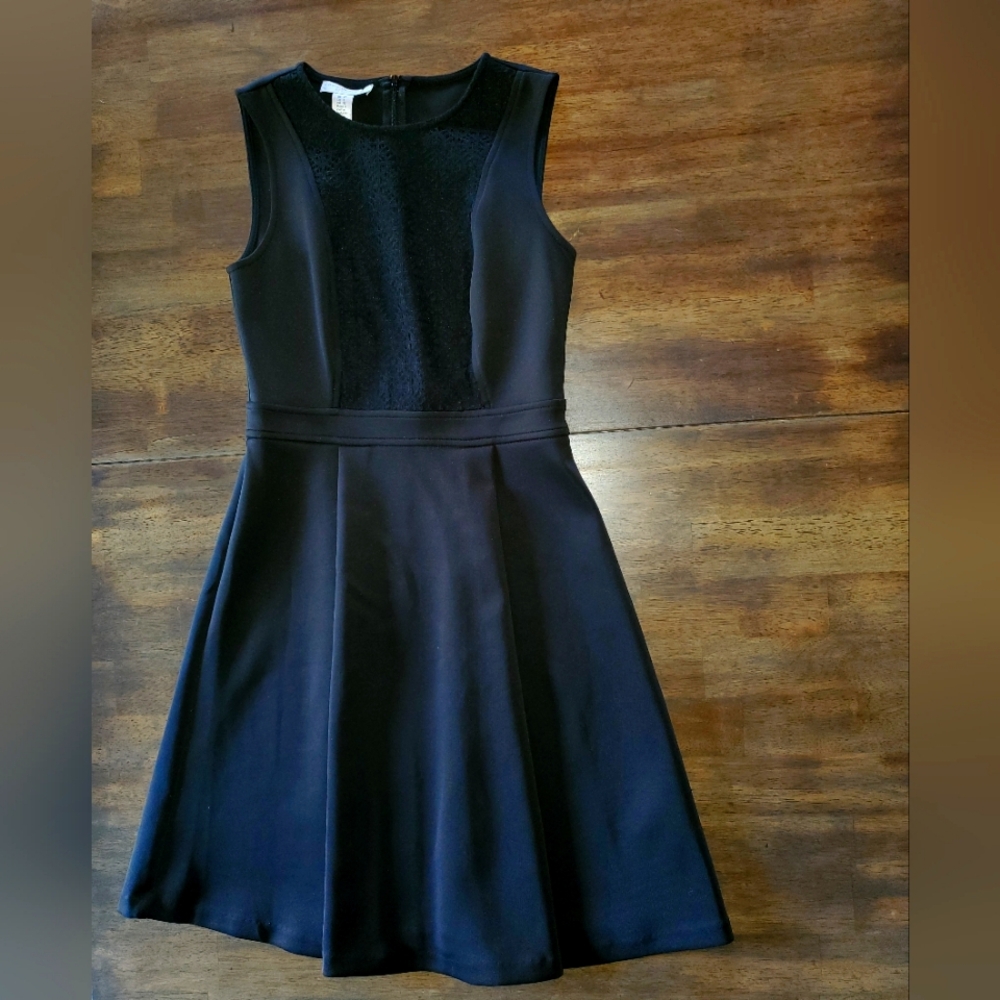 London Times Petite Black Dress size 2P
